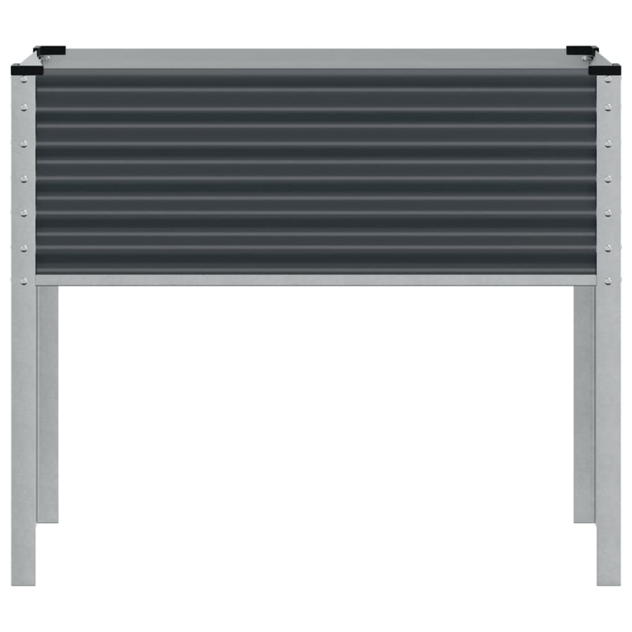 Plantenbak 100x41x90 cm staal antracietkleurig