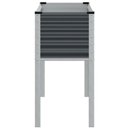 Plantenbak 100x41x90 cm staal antracietkleurig