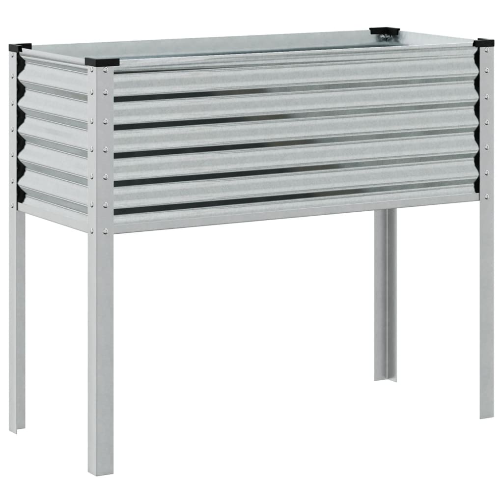 Plantenbank 100x41x90 cm gegalvaniseerd staal