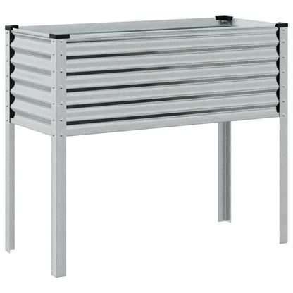 Plantenbank 100x41x90 cm gegalvaniseerd staal