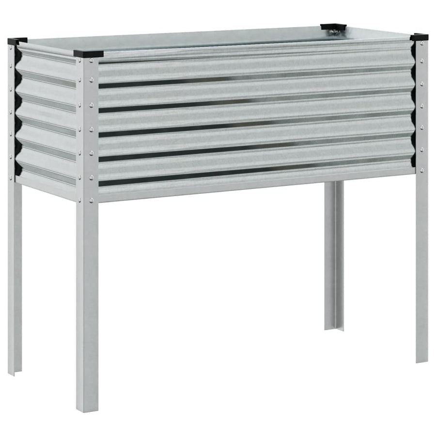 Plantenbank 100x41x90 cm gegalvaniseerd staal