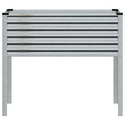 Plantenbank 100x41x90 cm gegalvaniseerd staal