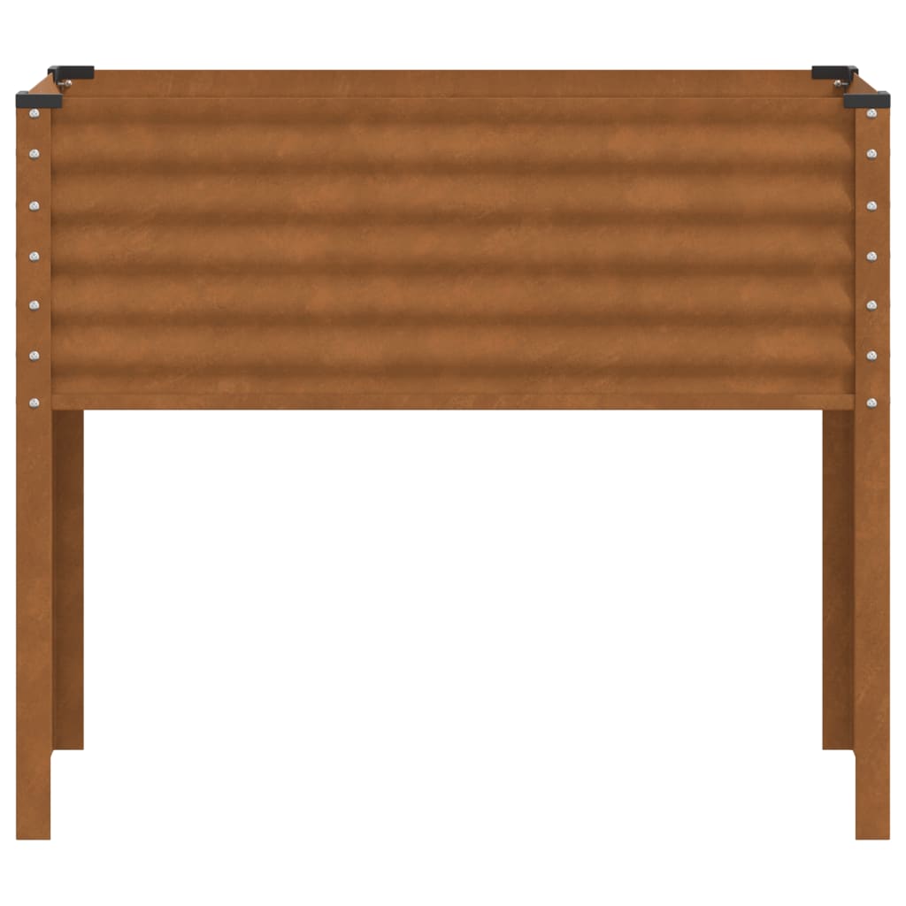 Plantenbak 100x41x90 cm weervast staal