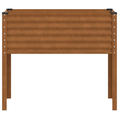 Plantenbak 100x41x90 cm weervast staal