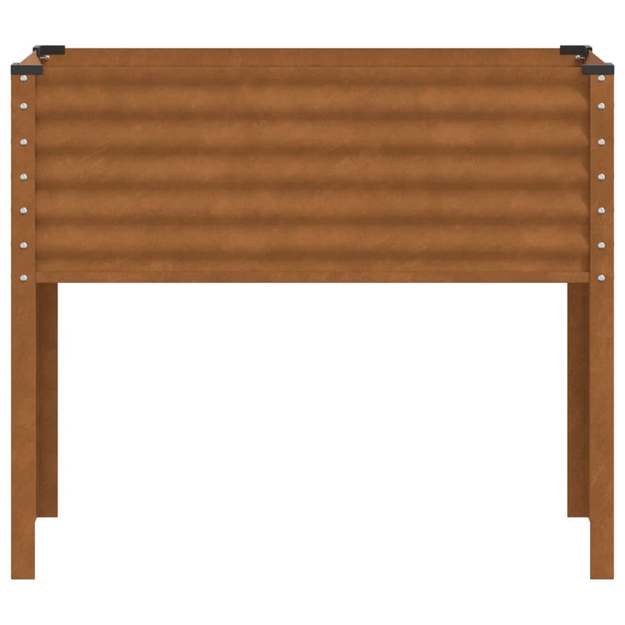 Plantenbak 100x41x90 cm weervast staal