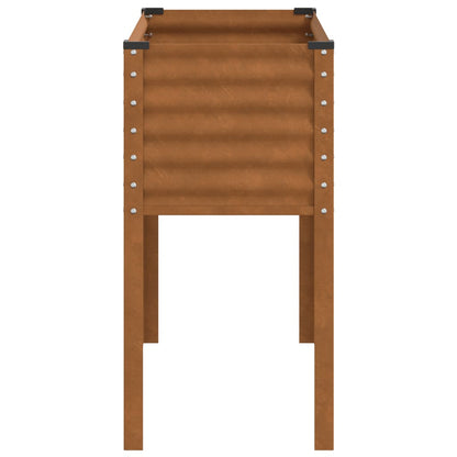 Plantenbak 100x41x90 cm weervast staal