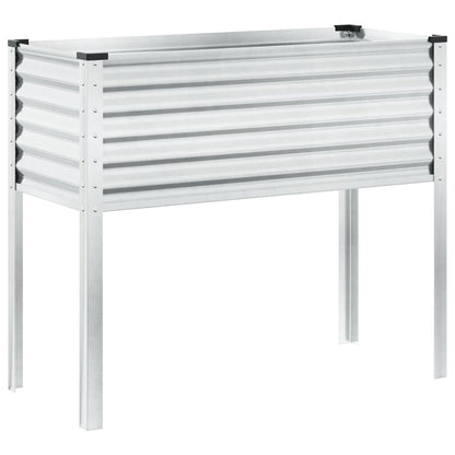 Plantenbak 100x41x90 cm weervast staal