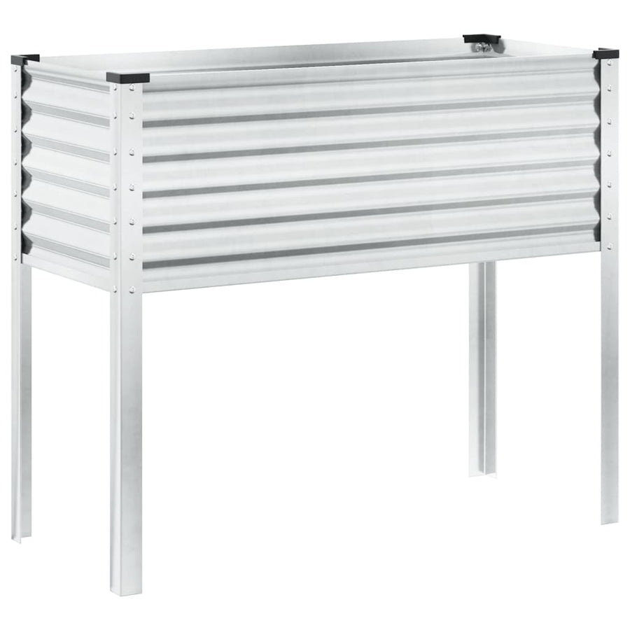 Plantenbak 100x41x90 cm weervast staal