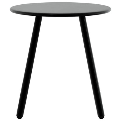 Set Tuinstoelen 3-Delig Poly Rattan Zwart