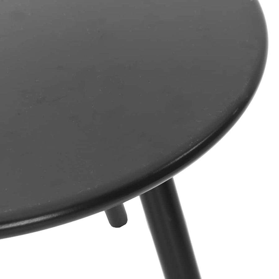Set Tuinstoelen 3-Delig Poly Rattan Zwart en geel