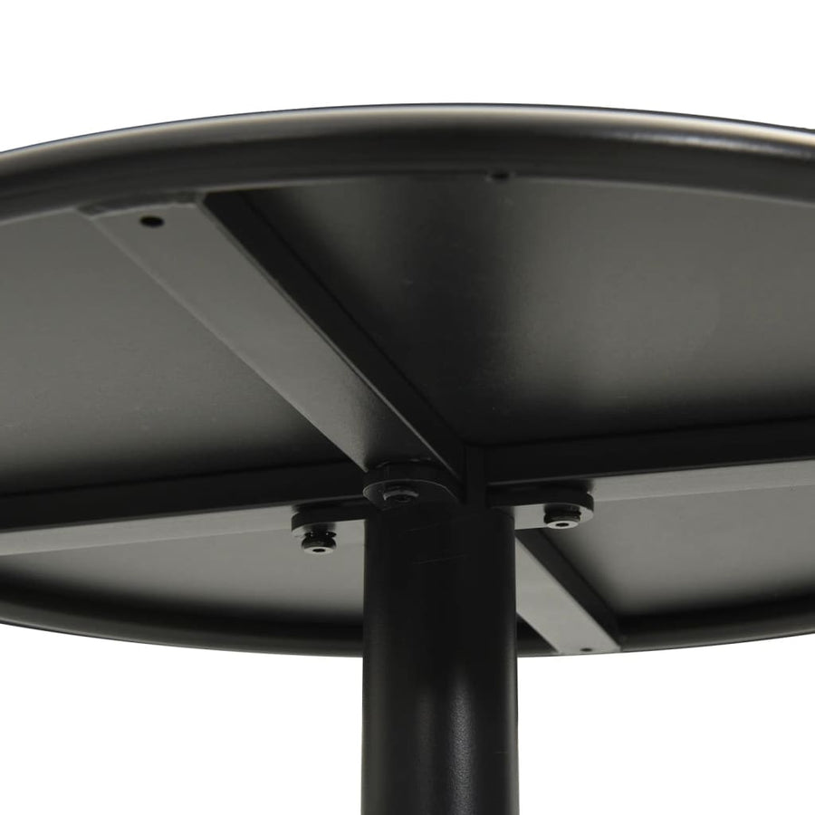 Tuintafel Rond Ø50X72 Cm Staal Zwart