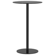 Tuintafel rond Ø60x105 cm staal zwart