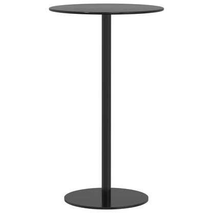 Tuintafel rond Ø60x105 cm staal zwart
