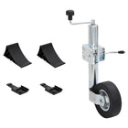 Nose Wheel with Clamp and Wheel Chocks 60 mm