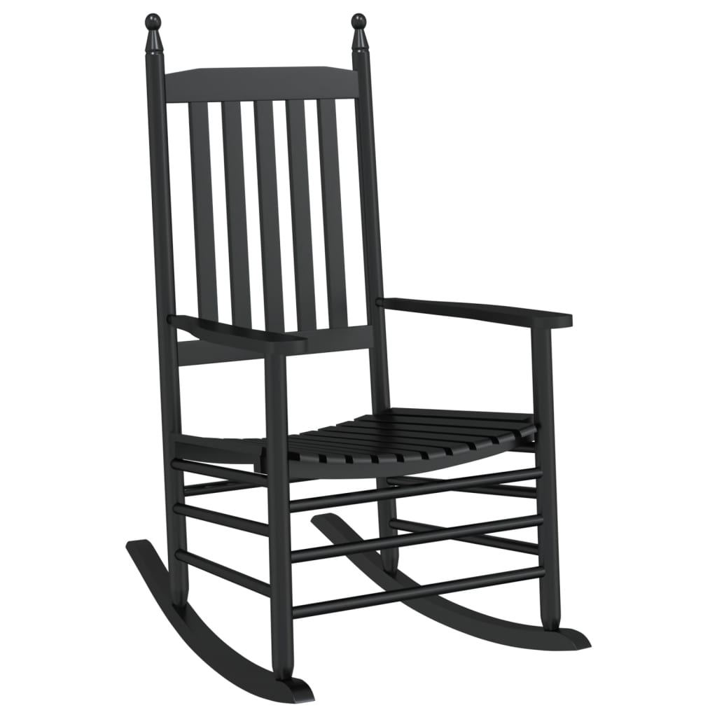 Schommelstoelen Met Gebogen Zitting 2 St Populierenhout 1