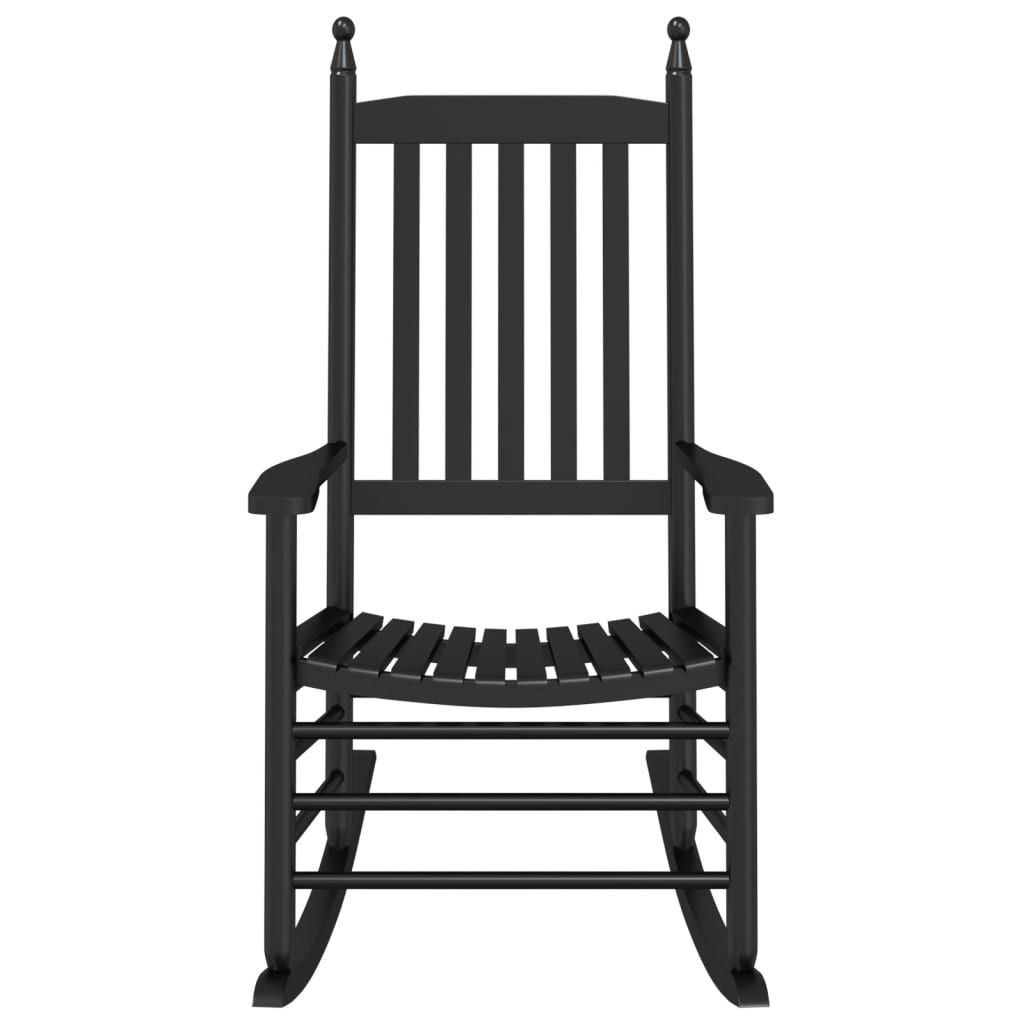 Schommelstoelen Met Gebogen Zitting 2 St Populierenhout 1