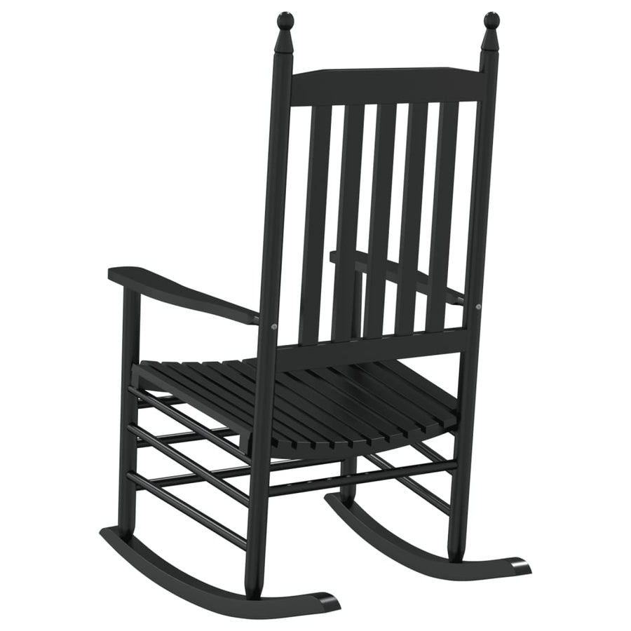 Schommelstoelen Met Gebogen Zitting 2 St Populierenhout 1