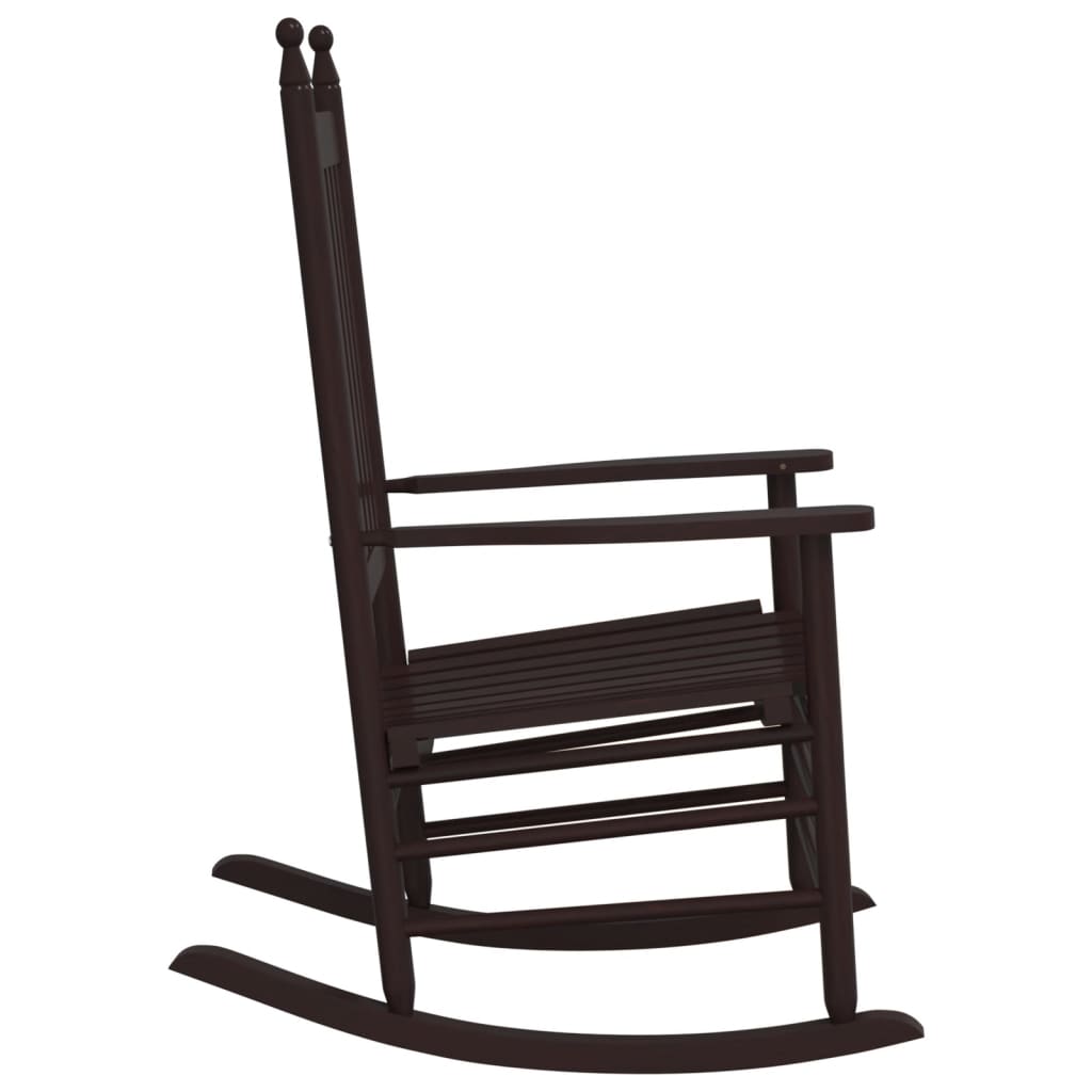 Schommelstoelen Met Gebogen Zitting 2 St Populierenhout 1