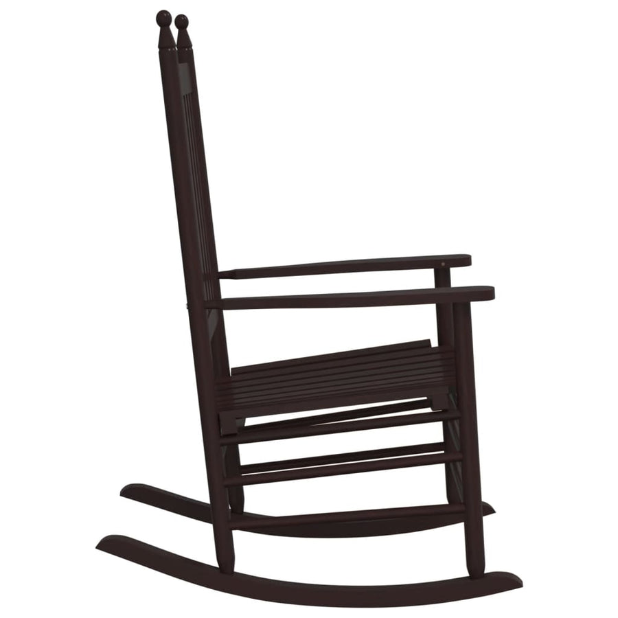 Schommelstoelen Met Gebogen Zitting 2 St Populierenhout 1