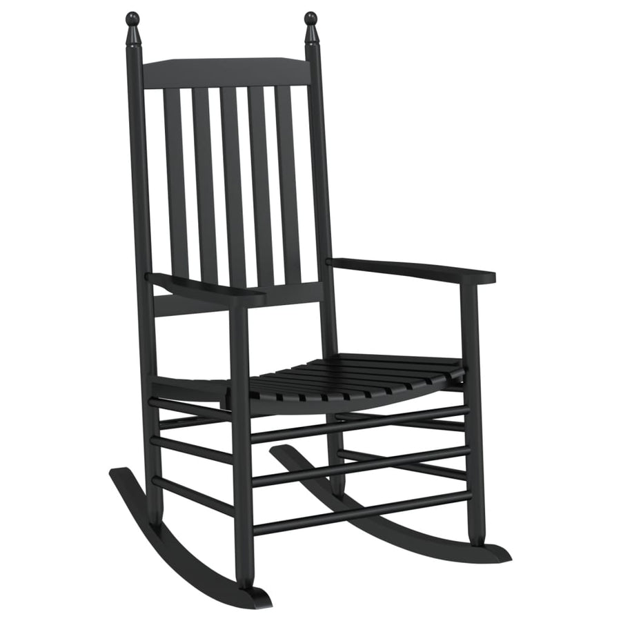 Schommelstoelen 2 St Met Inklapbare Tafel Populierenhout 1