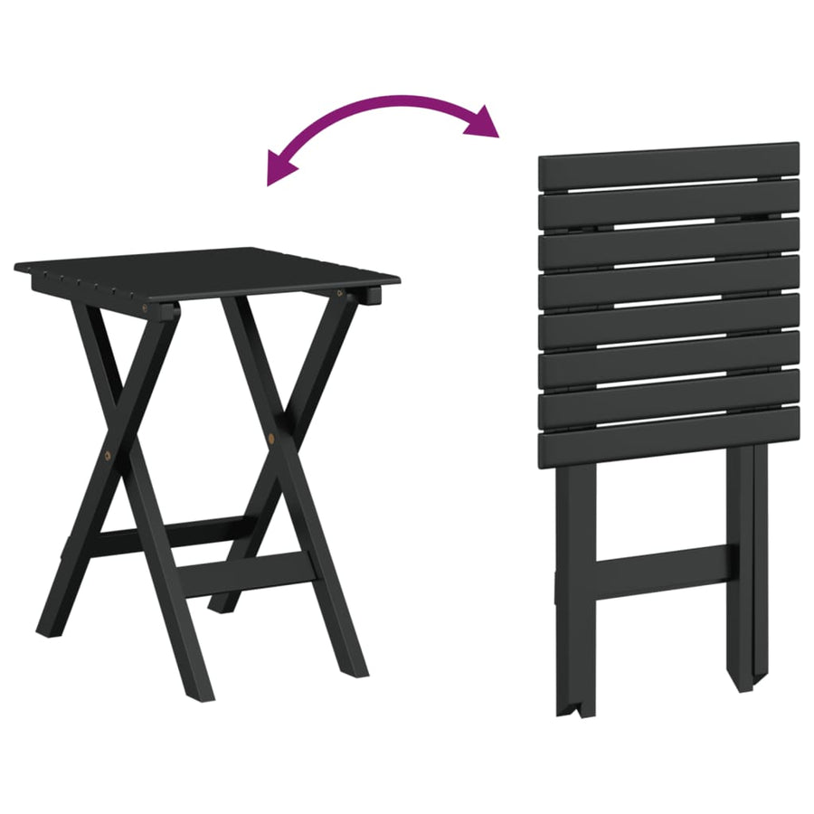 Schommelstoelen 2 St Met Inklapbare Tafel Populierenhout 1