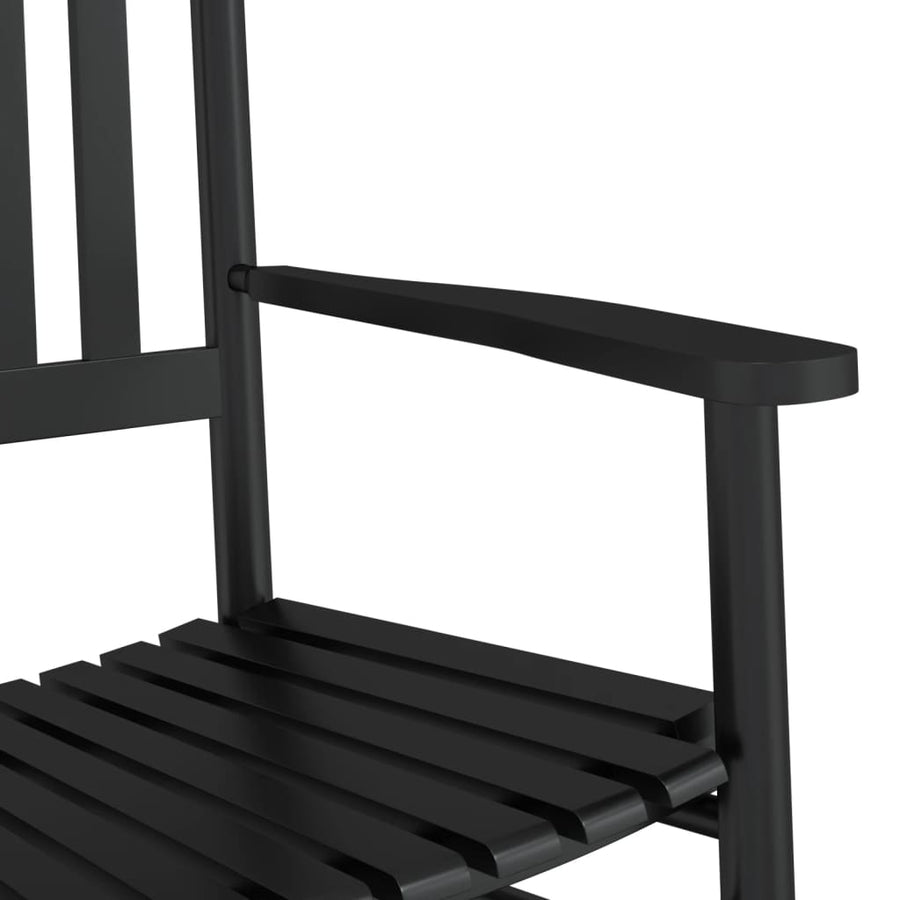 Schommelstoelen 2 St Met Inklapbare Tafel Populierenhout 1