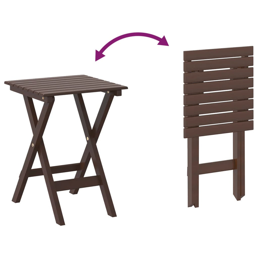 Schommelstoelen 2 St Met Inklapbare Tafel Populierenhout 1