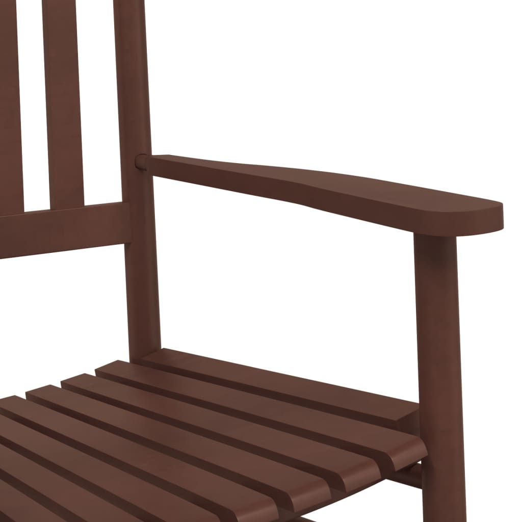 Schommelstoelen 2 St Met Inklapbare Tafel Populierenhout 1