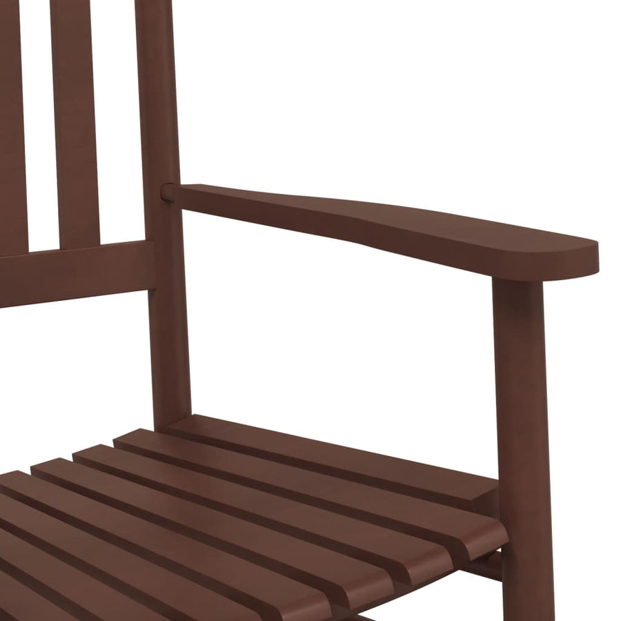 Schommelstoelen 2 St Met Inklapbare Tafel Populierenhout 1