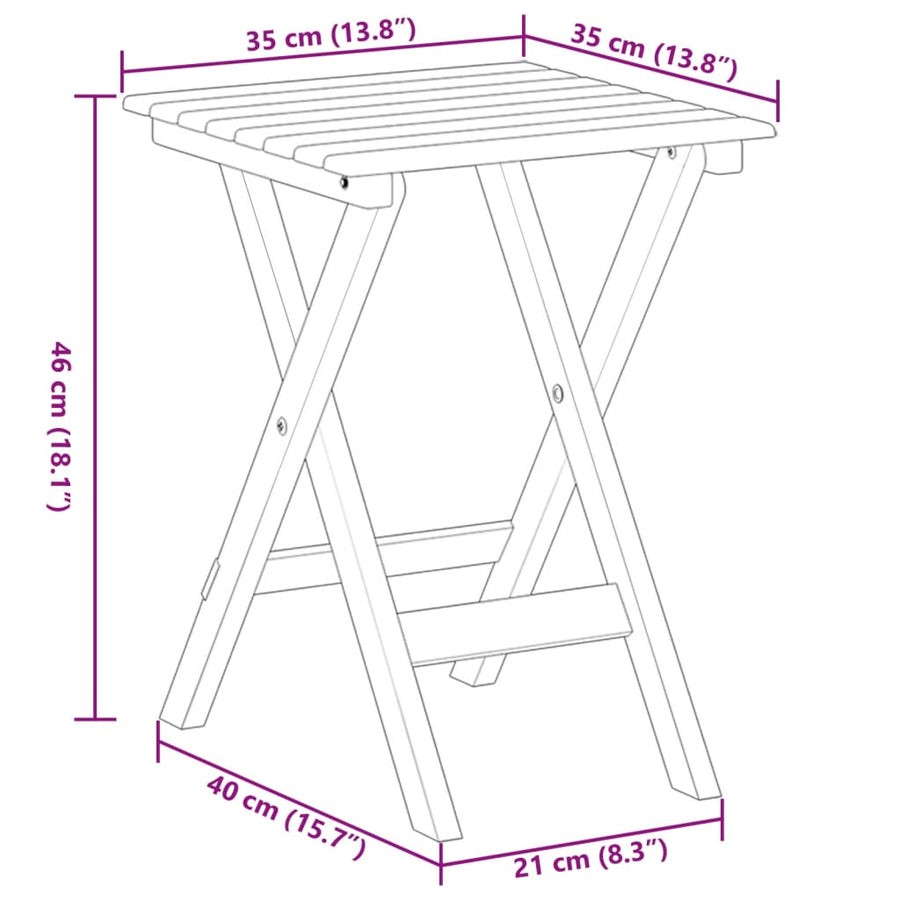Schommelstoelen 2 St Met Inklapbare Tafel Populierenhout 1