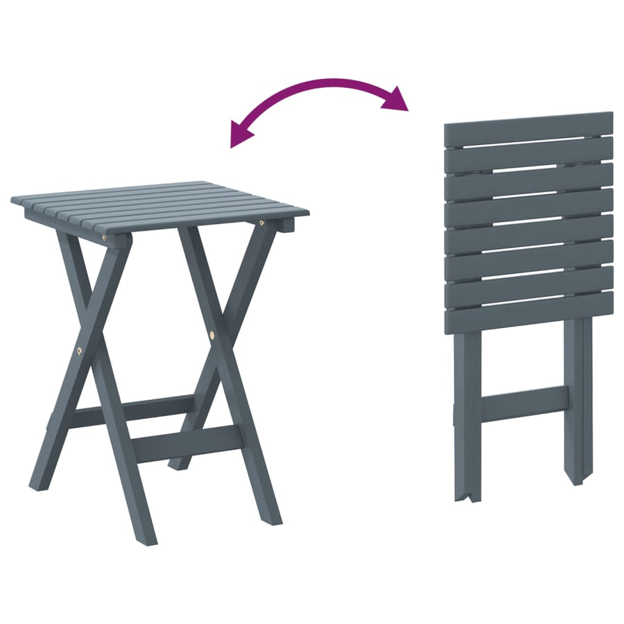 Schommelstoelen 2 St Met Inklapbare Tafel Populierenhout 1