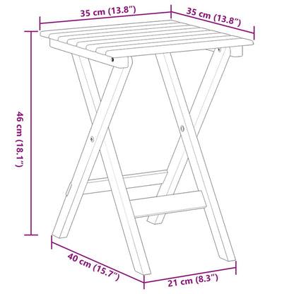 Schommelstoelen 2 St Met Inklapbare Tafel Populierenhout 1