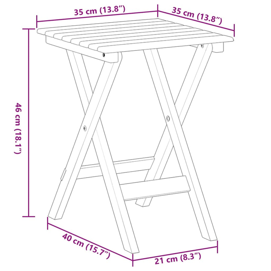 Schommelstoelen 2 St Met Inklapbare Tafel Populierenhout 1