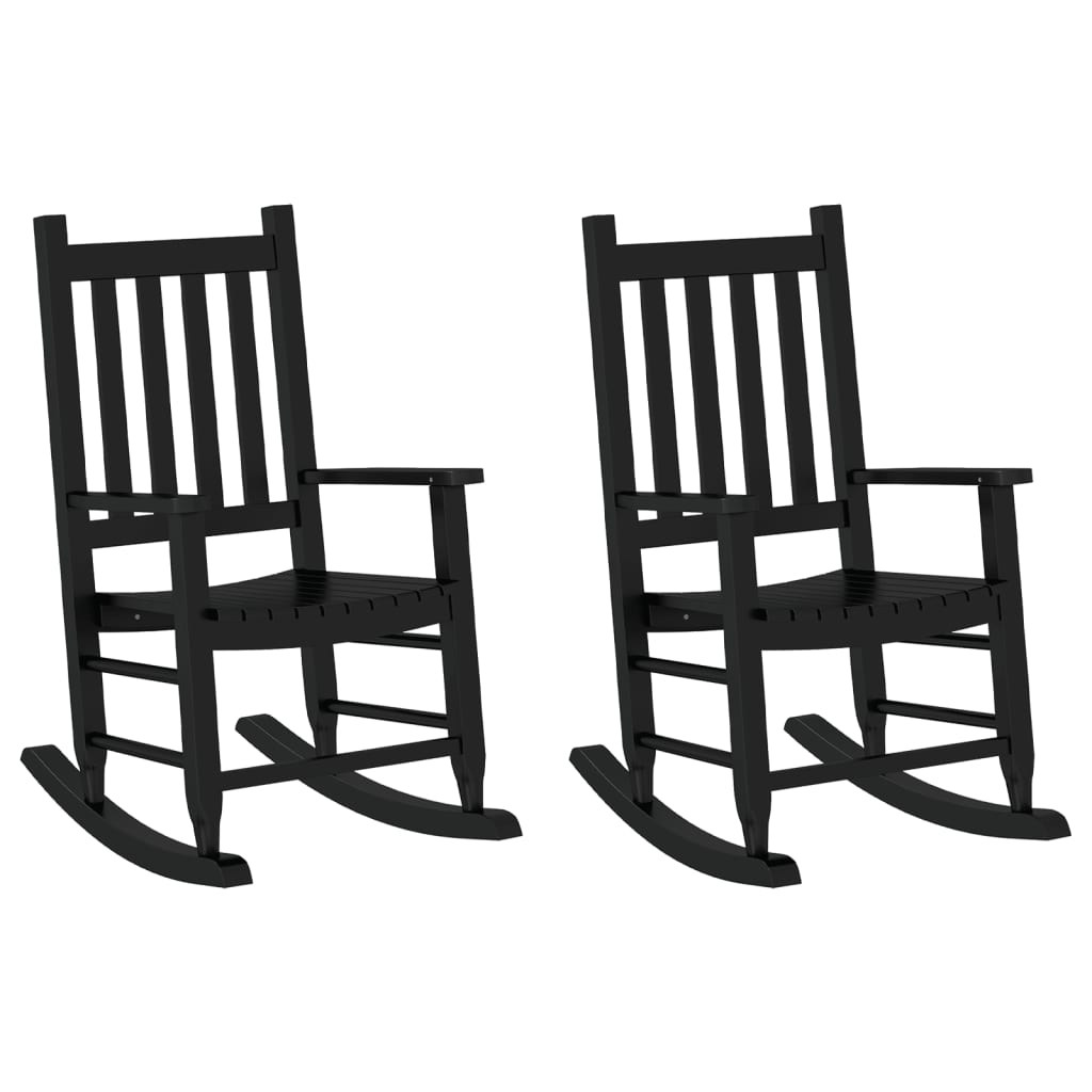 Schommelstoelen Voor Kinderen Massief Populierenhout 2