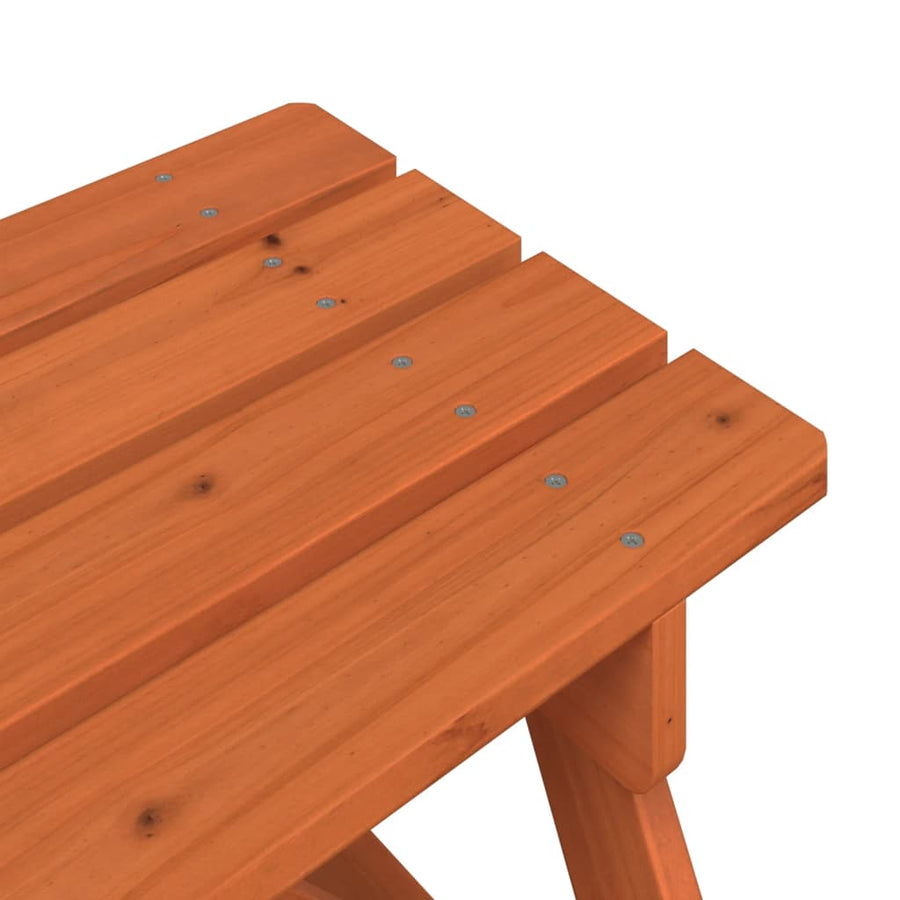 Picknicktafel Voor 4 Kinderen Met Parasol Massief Vurenhout