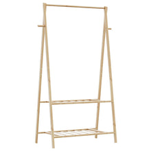 Kledingrek Met Schappen 96X45,5X150,5 Cm 96 cm Bamboe