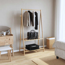 Kledingrek Met Schappen 96X45,5X150,5 Cm 96 cm Bamboe