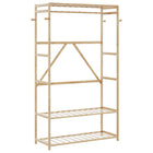 Kledingrek bamboe 110x40x175 cm