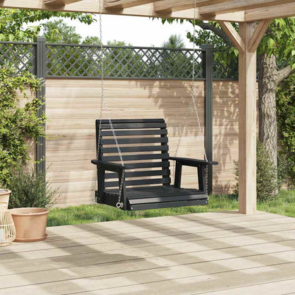 Tuinschommelstoel Met Metalen Kettingen Massief Vurenhout 72 x 63 x 56 cm