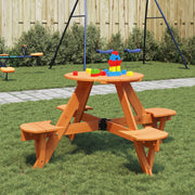 Picknicktafel kinderen 4 pers vurenhout 120x57 cm