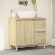 Badkamerkast 65x33x60 cm bewerkt hout