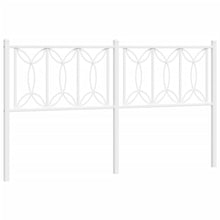 Hoofdbord Metaal 160 cm Wit