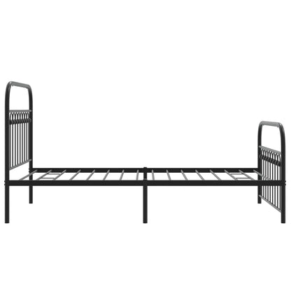 Bedframe Met Hoofd- En Voeteneinde Metaal 100 x 200 cm