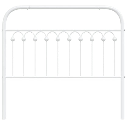 Hoofdbord 107 cm metaal wit