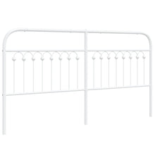 Hoofdbord 180 cm metaal wit
