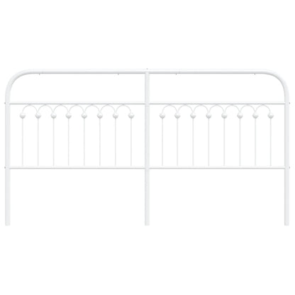 Hoofdbord 180 cm metaal wit