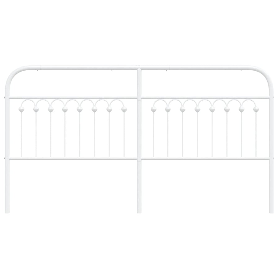 Hoofdbord 180 cm metaal wit