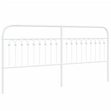 Hoofdbord 193 cm metaal wit
