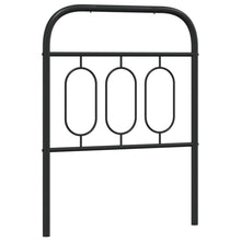 Hoofdbord 75 cm metaal zwart