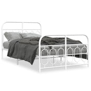 Bedframe metaal wit 120x190 cm